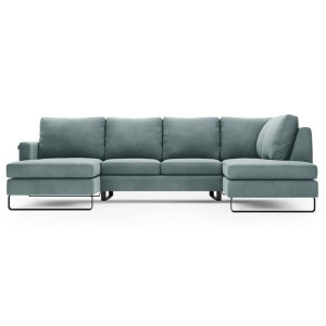 HOMEDE Narożnik XL otwarty CORNI prawostronny denim