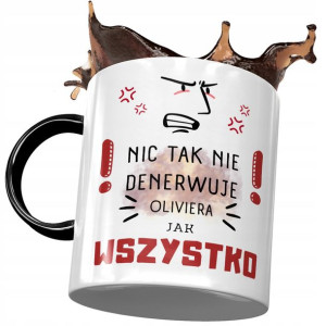 Kubek Czarny dla Oliviera Kolegi na Prezent
