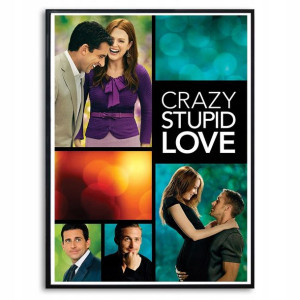 Plakat Dekor A3 29,7x42cm Crazy Stupid Love Wzory
