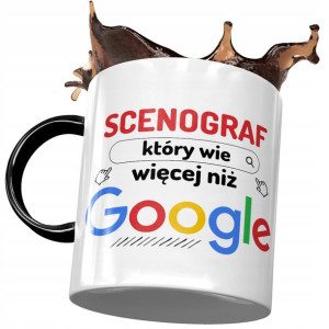 Kubek Czarny Dla Scenografa Wie Więcej niż Google