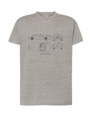 Fajny T-shirt nadruk Ferrari 166 KLASYK r.5XL