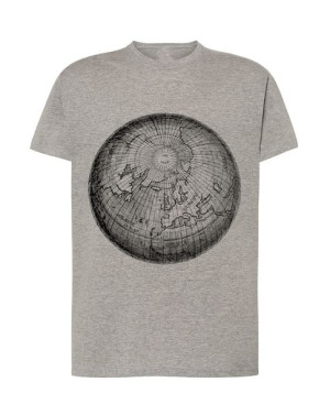 Fajny T-Shirt nadruk GLOBUS PLANETA Rozm.4XL