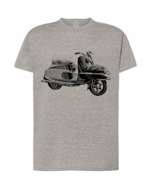 Fajny T-Shirt nadruk Wespa skuter r.3XL