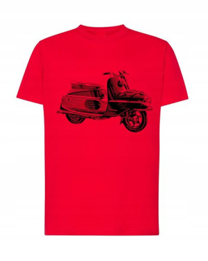 Fajny T-Shirt nadruk Wespa skuter r.L