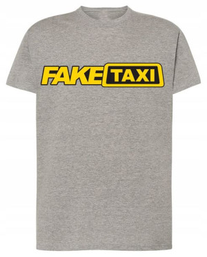 Fake Taxi Męski T-shirt Logo Śmieszny Rozm.L
