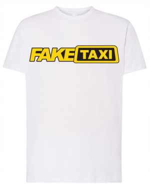 Fake Taxi Męski T-shirt Logo Śmieszny Rozm.L
