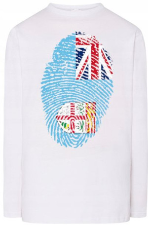 Fiji Flaga Odcisk Bluza Longsleeve Rozm.4XL