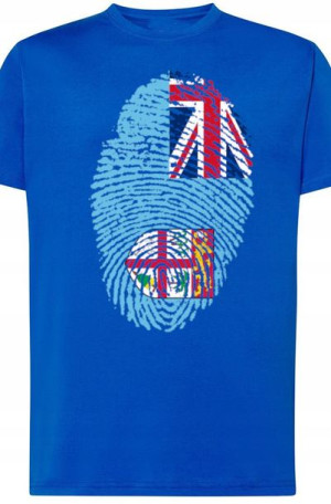Fiji Męski T-Shirt Flaga Odcisk Modny Rozm.XXL