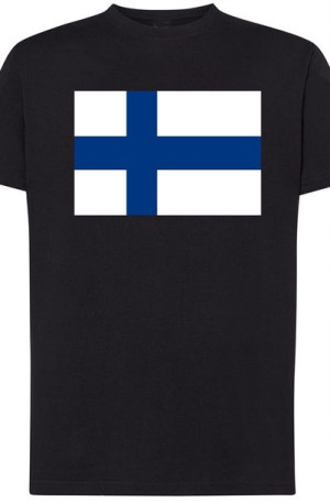 Finlandia Męski Modny T-Shirt Logo Rozm.XL