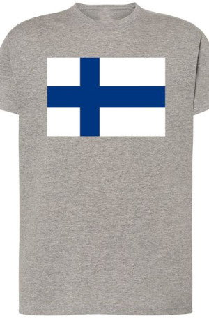 Finlandia Męski Modny T-Shirt Logo Rozm.XL