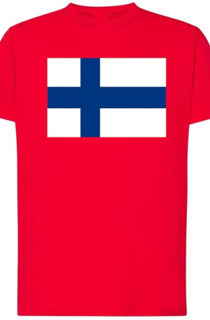 Finlandia Męski Modny T-Shirt Logo Rozm.XXL