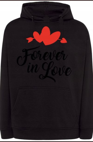 Forever in Love Bluza Kaptur Walentyki r.L