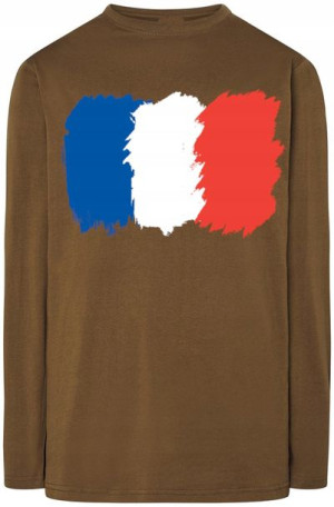 Francja Flaga Męska Bluza Longsleeve Rozm.S
