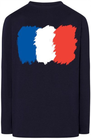Francja Flaga Męska Bluza Longsleeve Rozm.XL