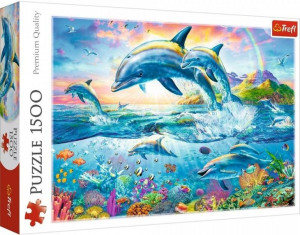 Trefl Puzzle 1500 El Rodzina Delfinów