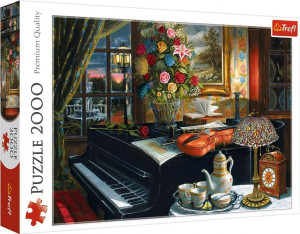 Trefl Puzzle 2000 El Dźwięki Muzyki Fortepian