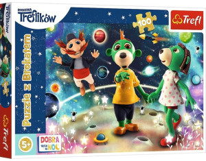 Trefl Puzzle 100 El Trefliki Wśród Gwiazd Dobranoc