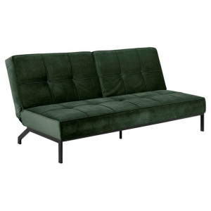 ACTONA Sofa rozkładana PARRON 87X198X95 ciemnozielona