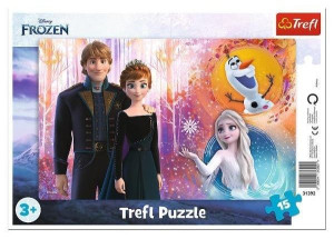 Trefl Puzzle Ramkowe 15 El Radosne Wspomnienia Frozen
