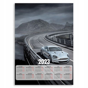 2023 Kalendarz Ścienny 50x70cm Aston Martin Wzory