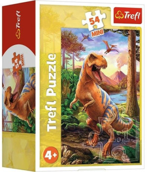Trefl Mini Puzzle 54 El Niesamowite Dinozaury Mix