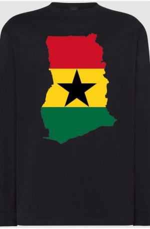 Ghana Flaga Męska Bluza Longsleeve Rozm.L