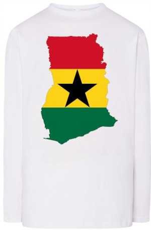 Ghana Flaga Męska Bluza Longsleeve Rozm.L