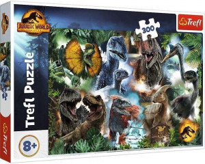 Trefl Puzzle 300 El Ulubione Dinozaury Jurassic
