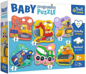 Trefl Baby Progressive Puzzle - Pojazdy