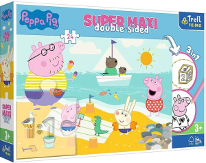 Trefl Puzzle Dwustronne 24 El Radosny Dzień Peppy