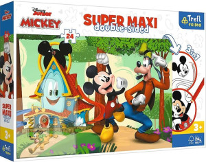 Trefl Puzzle Dwustronne 24 El Wesoły Domek Mickey