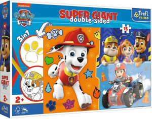 Trefl Puzzle Dwustronne 15 El Poznaj Psi Patrol