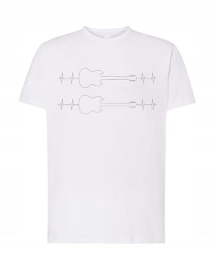 Gitara Linia Życia T-shirt Prezent Nadruk R.m
