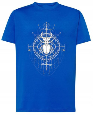 Gotycka koszulka nadruk Chrząszcz Magia r.S
