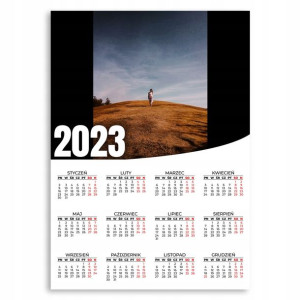 KALENDARZ 2023 ROK ŚCIENNY 50x70 cm Foto Top Wzory