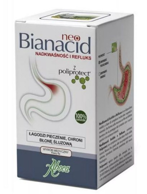Aboca Neobianacid, zgaga, refluks, nadkwaśność, 14 tabletek