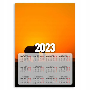 Kalendarz 2023 Rok Ścienny 50x70 Elephant Wzory