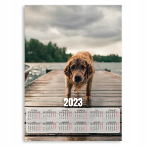 Kalendarz Na Ścianę 2023 Rok 50x70 Kundelek Wzory