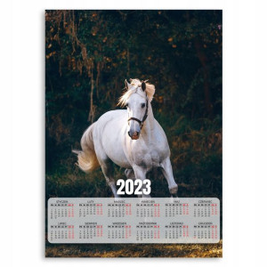 KALENDARZ na ŚCIANĘ 2023 ROK 50x70cm RUMAK Wzory