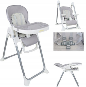 Krzesełko Do Karmienia Summer Baby Nuni Szare
