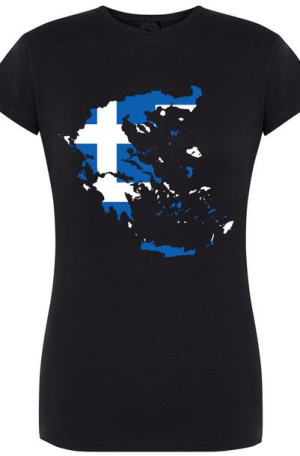 Grecja Damski Modny T-shirt Nadruk Modny Rozm.L