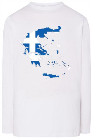 Grecja Flaga Bluza Longsleeve Modna Rozm.XL