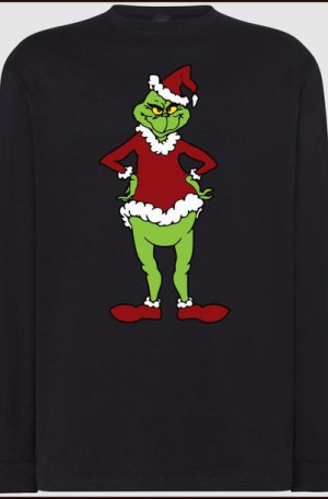 Grinch Świąt Nie będzie Bluza Longsleeve Rozm.4XL
