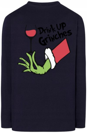 Grinch Świąt Nie Będzie Longsleeve Świąteczny XS