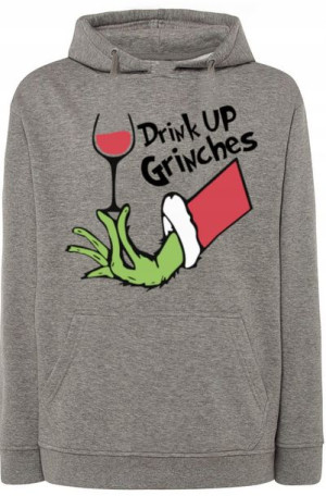 Grinch Świąteczna Bluza Modna Kaptur r.XL