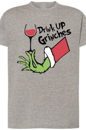 Grinch Świąteczny T-Shirt Męski Logo Rozm.L