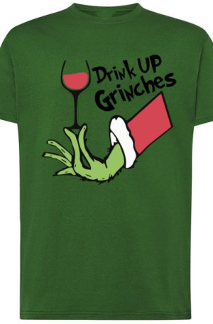 Grinch Świąteczny T-Shirt Męski Logo Rozm.XL