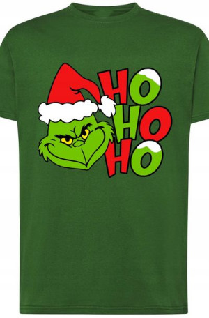 Grinch Świąteczny T-Shirt Męski Modny Rozm.XL