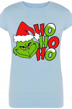 Grinch Świąteczny T-shirt Modny Nadruk Rozm.XL