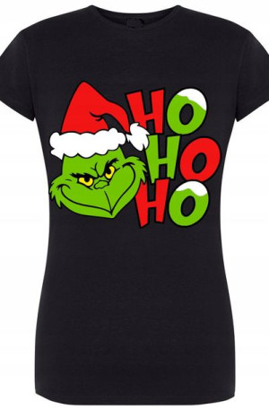 Grinch Świąteczny T-shirt Modny Nadruk Rozm.XXL